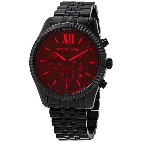 michael kors red watch men|red Michael Kors Watch men's.